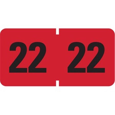 Smead ETYJ Color-Coded Year 2022 Label Roll SMD68322